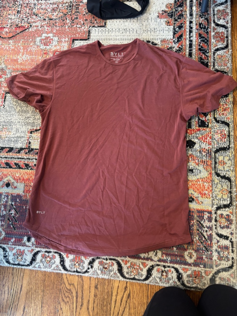 Bylt Tee Shirt Mens Size XL Drop Cut Short Sleeve Bylt Blend Mauve